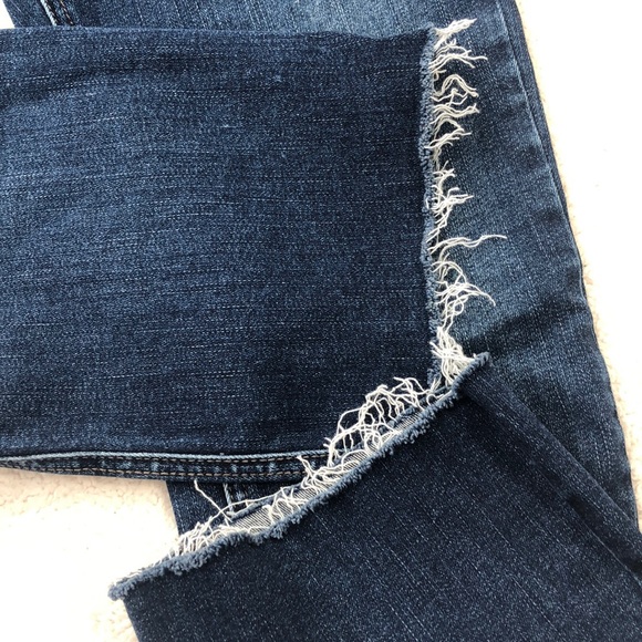 Silver Jeans Dark Indigo Avery Stretch Slim Bootcut Jeans Size 30 - Picture 5 of 15